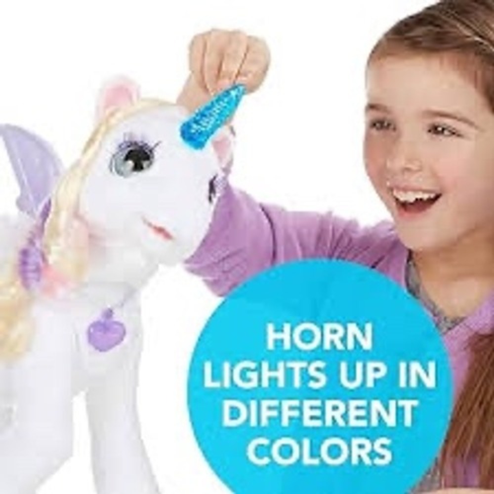 FurReal Friends StarLily My Magical Unicorn Interactive Plush Toy Light up horn - Picture 6 of 7